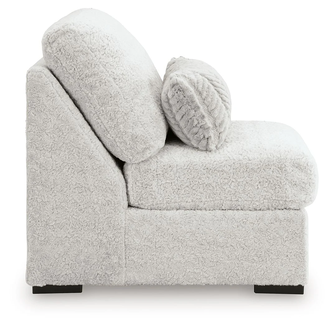 Cuddle Plush - Armless Chair - Arctic