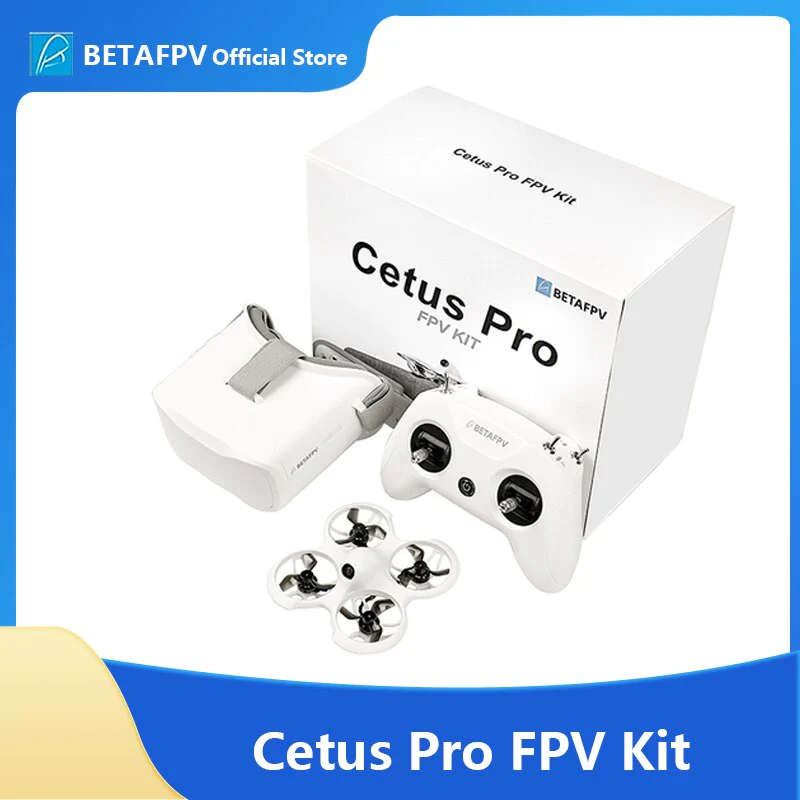 BETAFPV Cetus Pro /Cetus FPV Kit - Indoor Racing RC Drone RTF/BNF VTX Frsky D8 vtx LiteRadio 2 SE Transmitter 14DBI VR02 Goggles