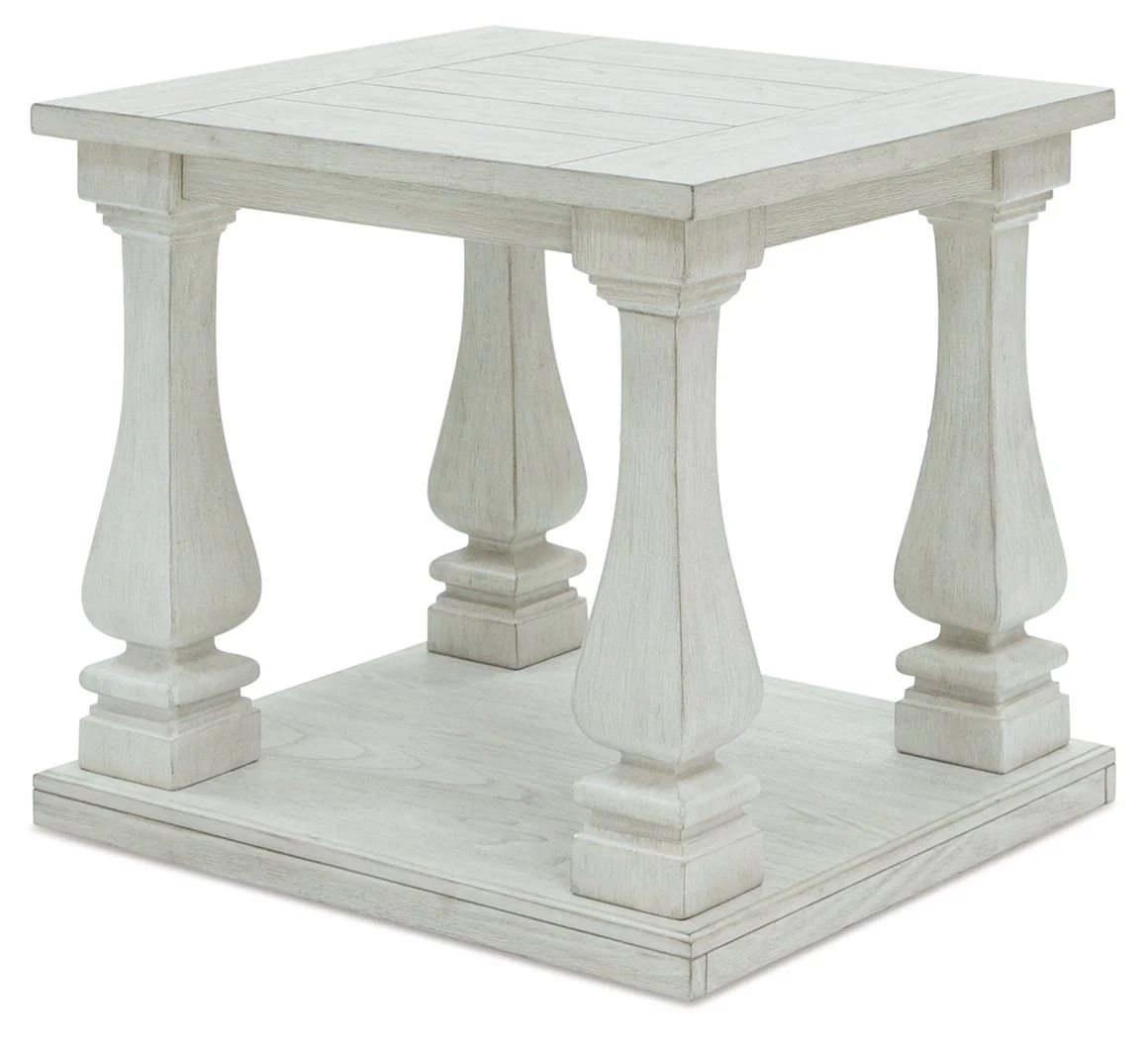 Arlendyne - Rectangular End Table - Antique White