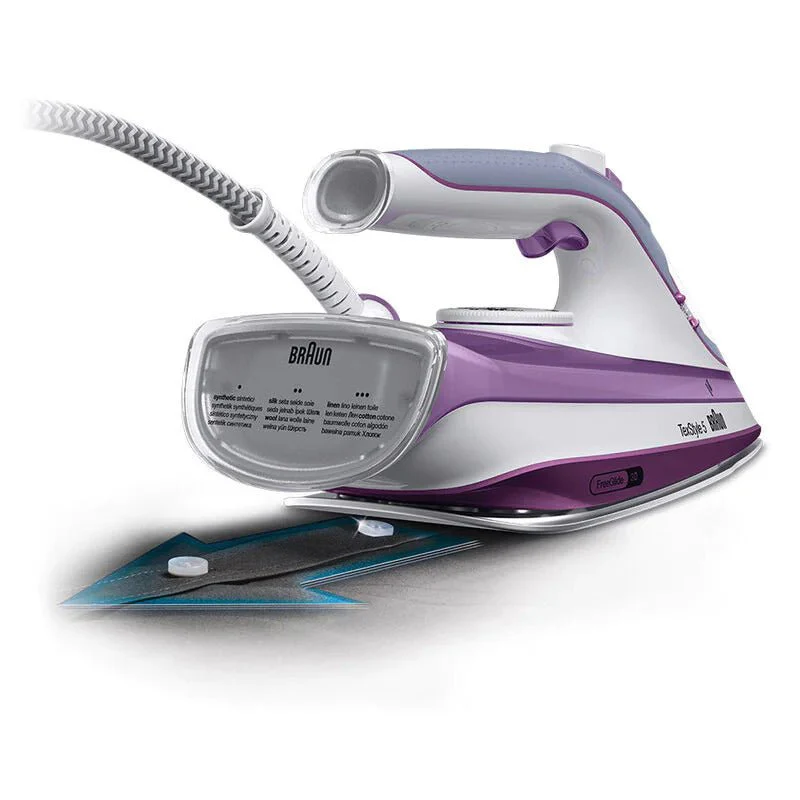 Braun SI5037VI  2700 Watts  TexStyle 5 Steam Iron Violet  220 v 240 volt 50 hz