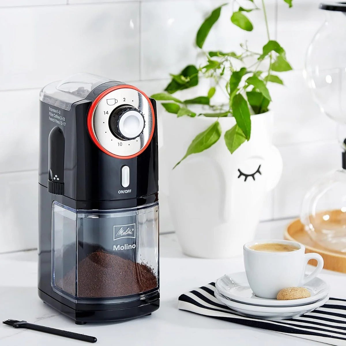 Melitta PRO 220 volt Coffee Grinder adjustable with 17 Settings  220v 240 volts 50 hz Molino6741433220v
