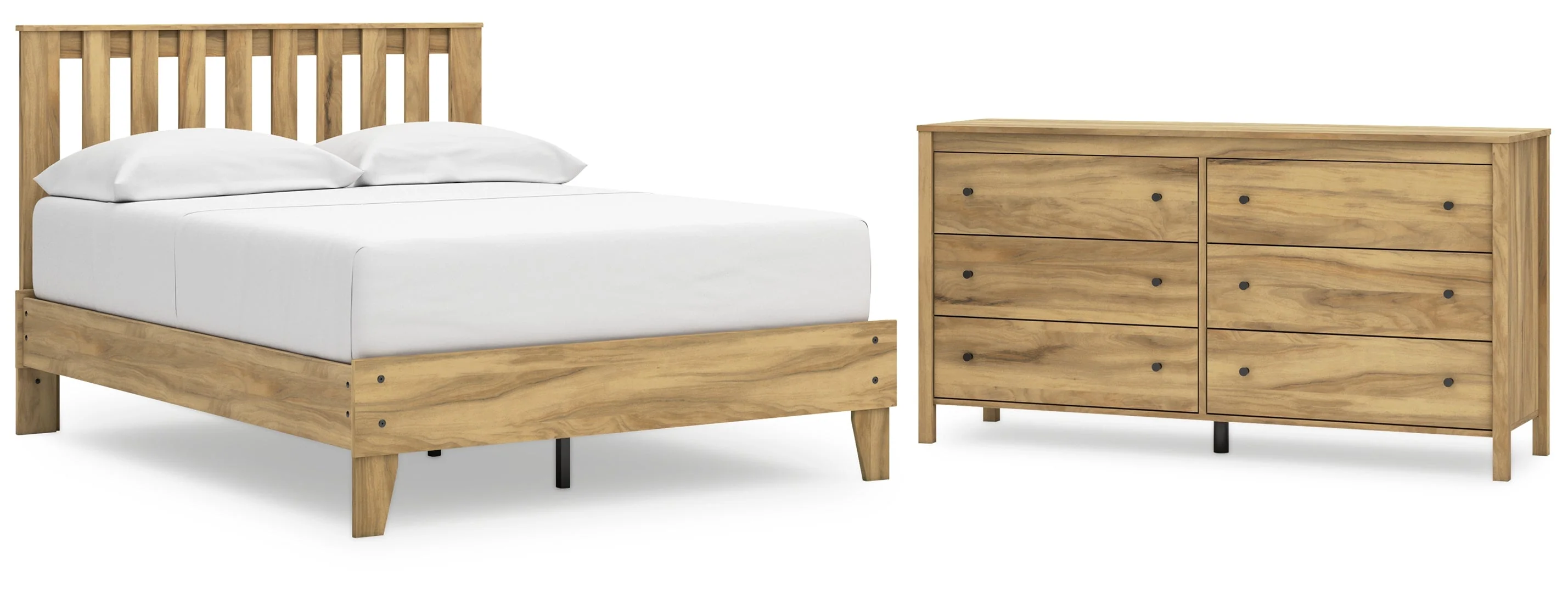 Bermacy Panel Headboard Bedroom Set