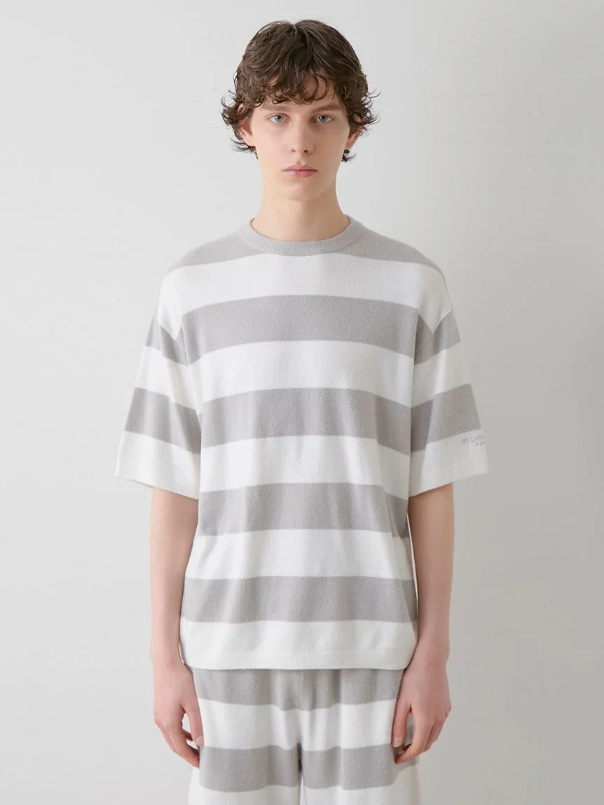 Mens Smoothie Stripe Crew Neck Shirt