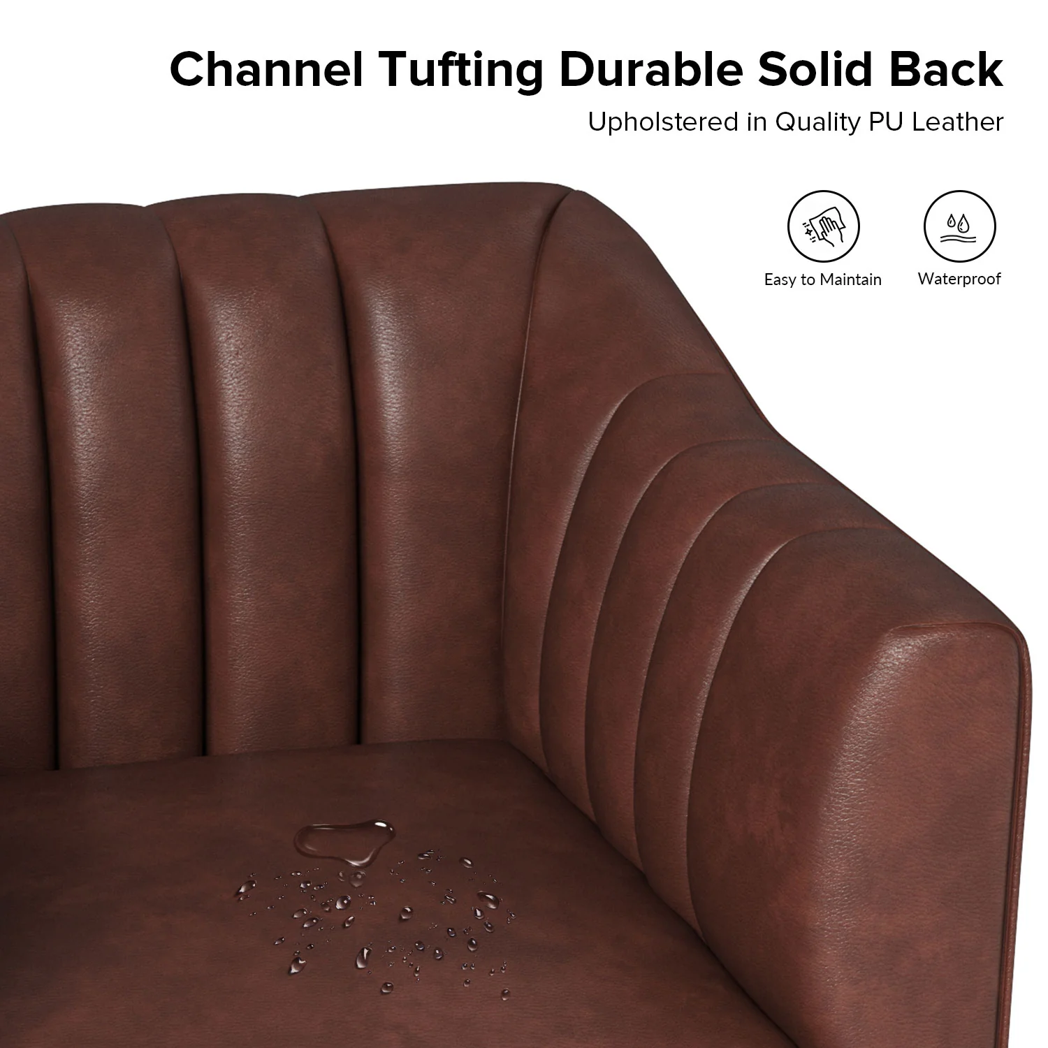 Alfons Chair in Brown