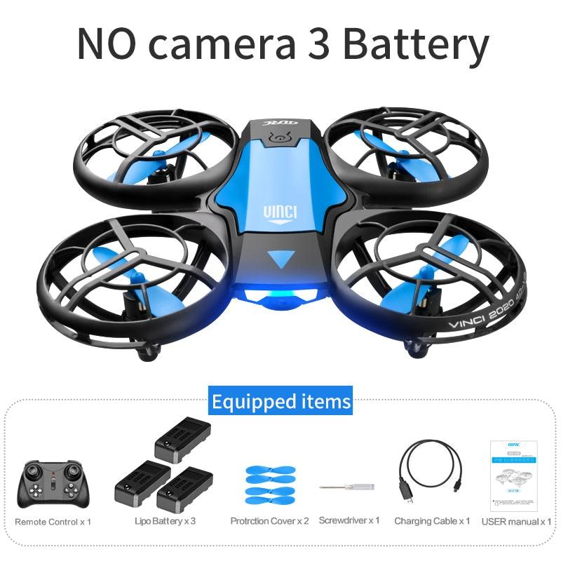 4DRC V8 Mini Drone - 4K 1080P HD Wide Angle Camera WiFi FPVDrone Height Keep Foldable Quadcopter Toy Gift