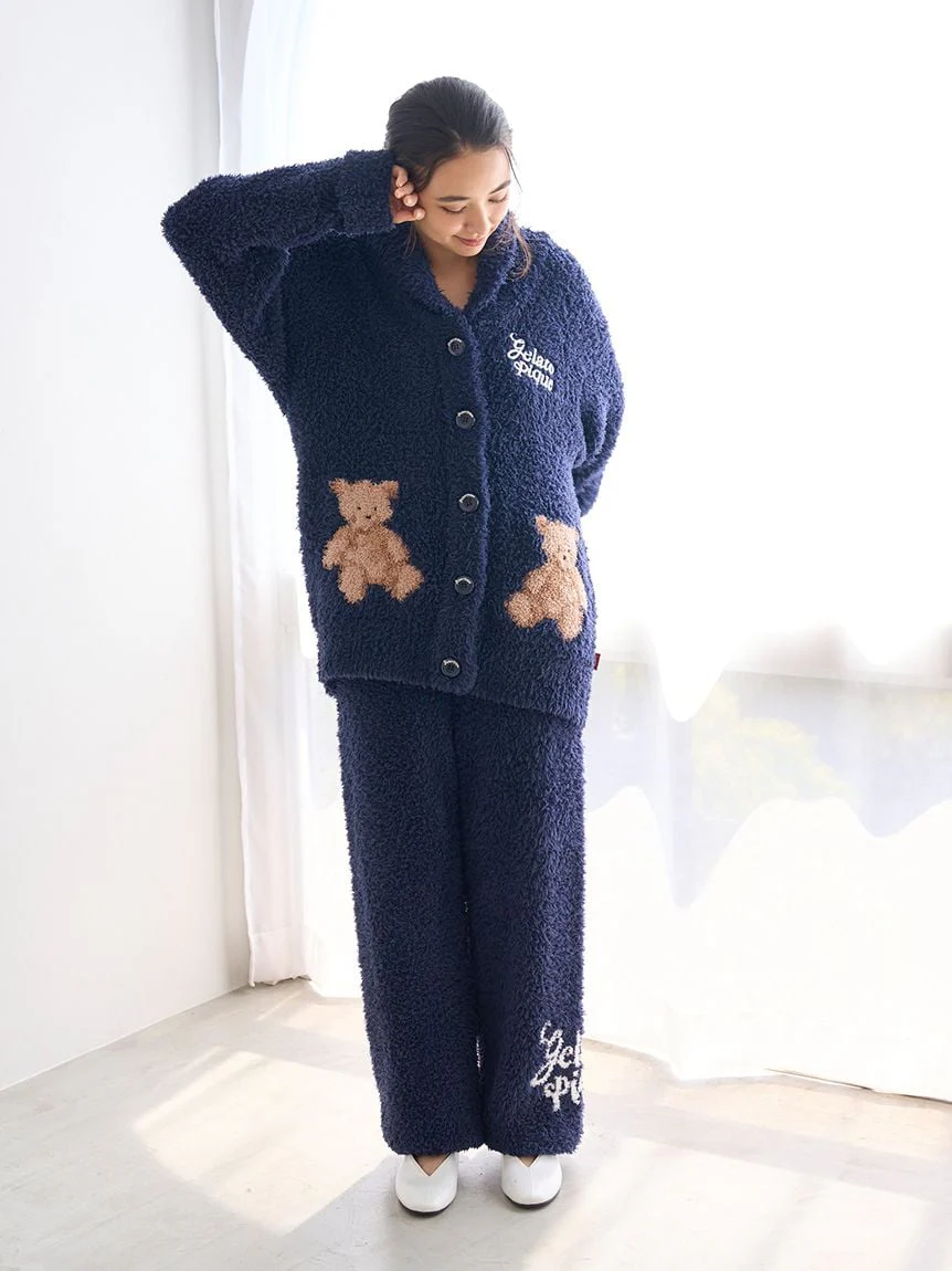 [HOLIDAY] Gelato Snow Bear Jacquard Shawl Cardigan