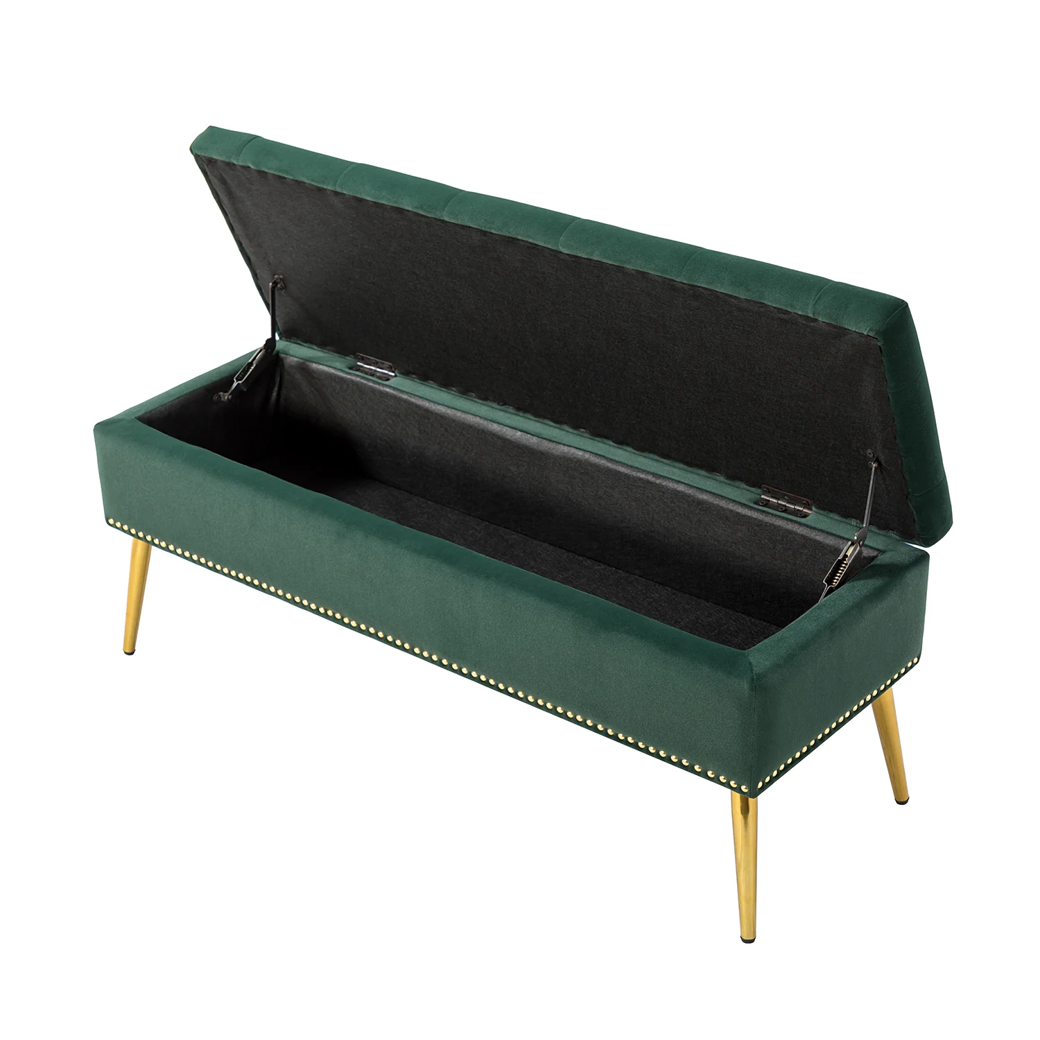 Achilles Storage Bench in Green