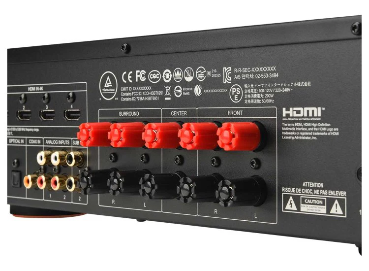 JBL MA310 220 Volt Receiver 鈥?4K 5.2 Channel Amplifier