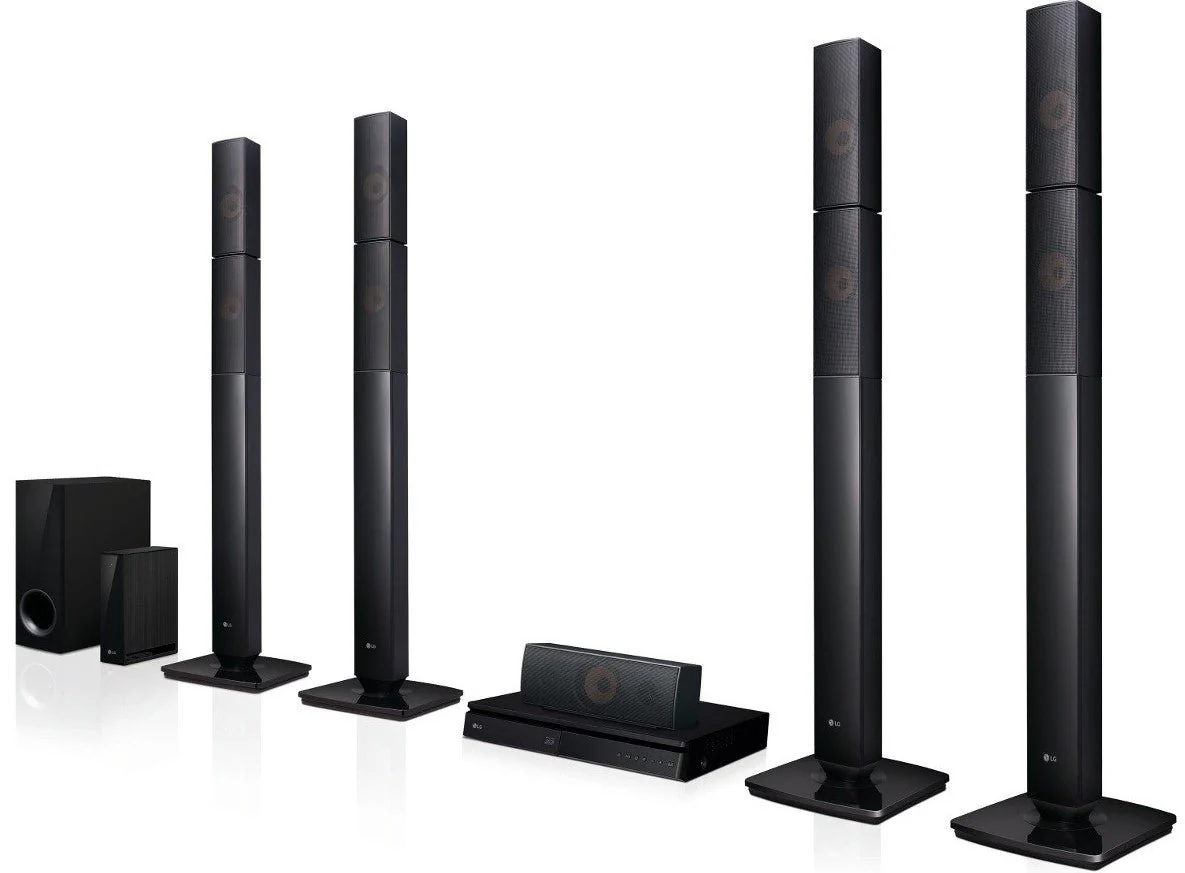 LG LHB655 Region Free 3D Blu-ray DVD Home Theater System 5.1 Channel 110 220v 240 Volts 50 60 Hz