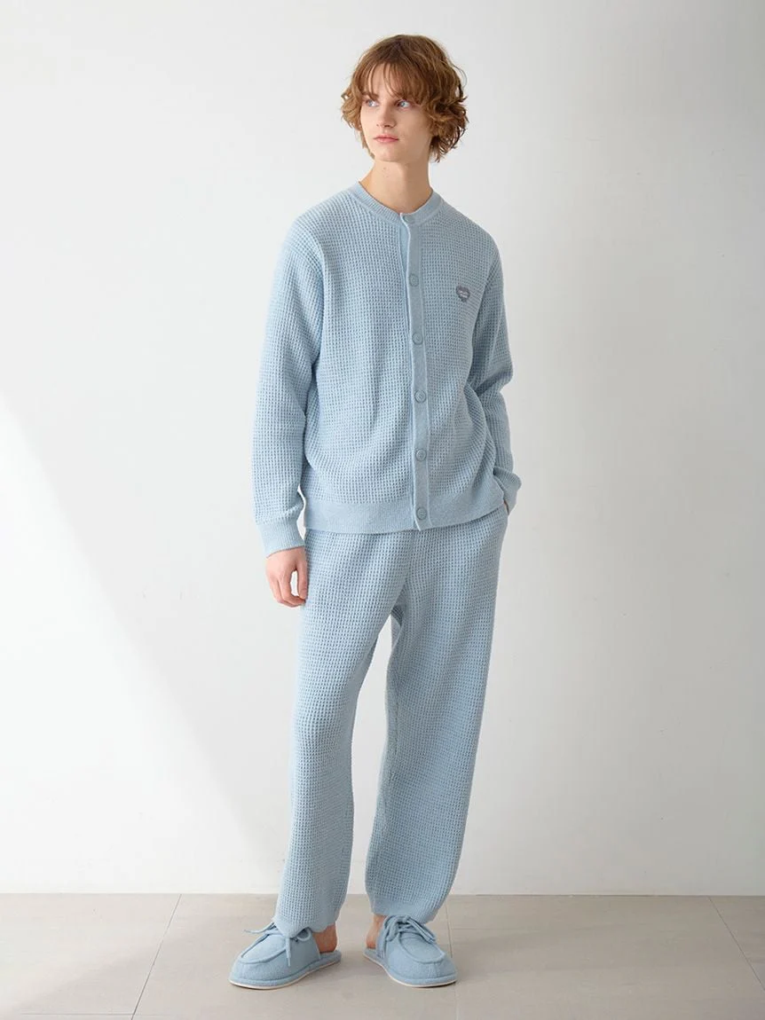 Men's Waffle Heart Sagara Knit Pants