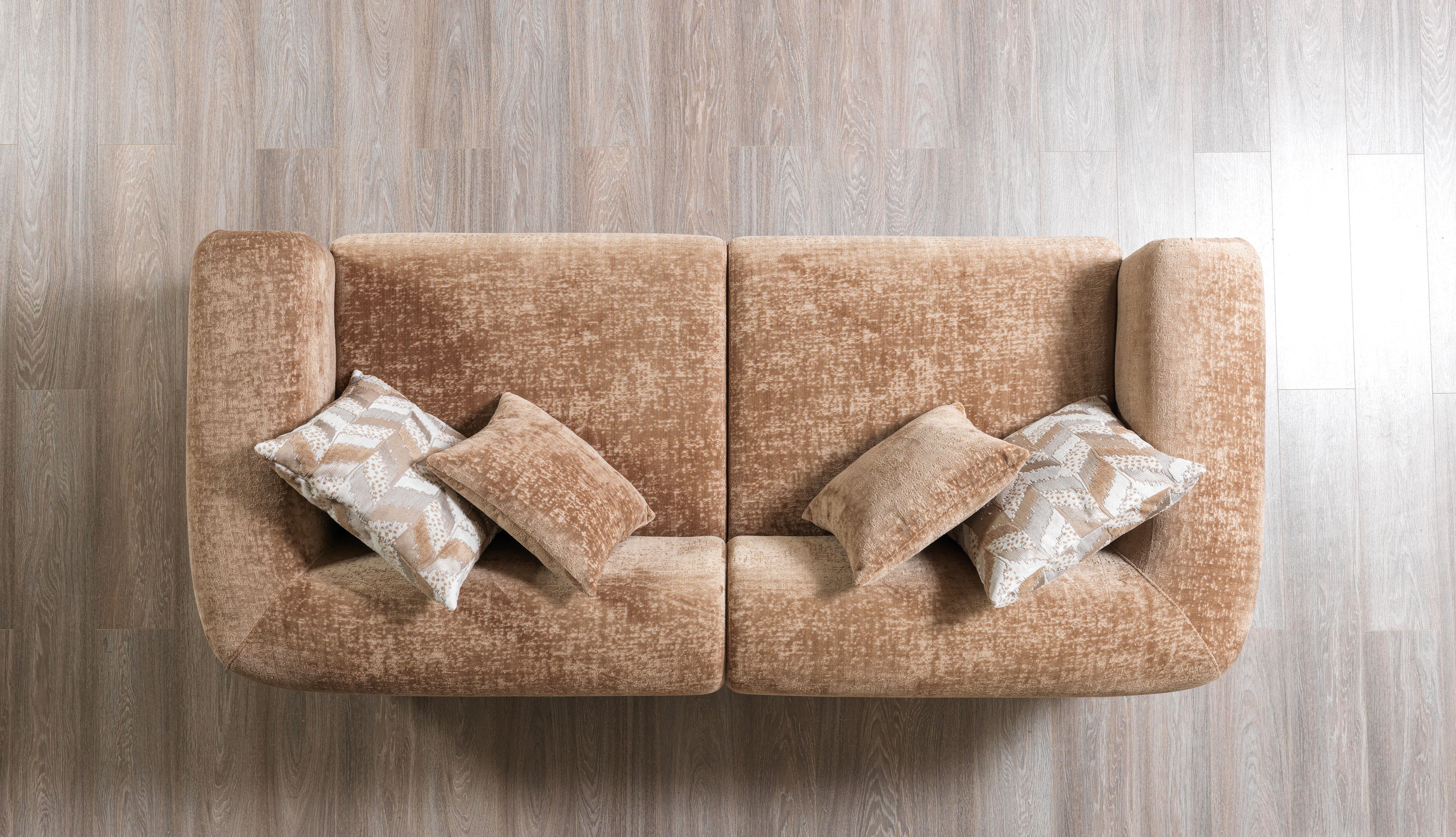 Brenda Coffee  Boucle  Sofa 93