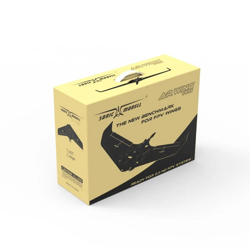 Beginner Electric Sonicmodell AR Wing Pro RC Airplane - 1000mm Wingspan EPP FPV Flying Wing Model Building KIT/PNP Version RC Plane Drone