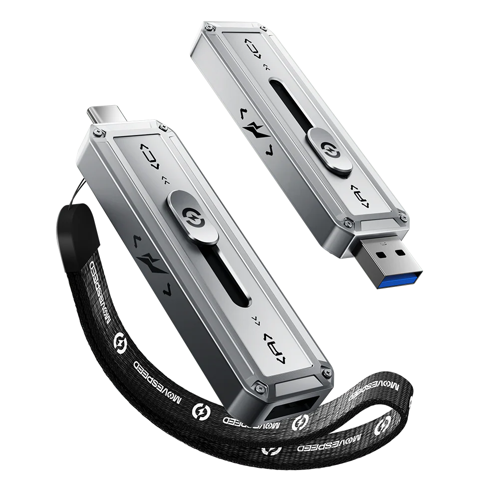 MOVESPEED SP20 256GB-2TB 2100MB/s Ultra-Speed Push-Pull Design SSD Flash Drive