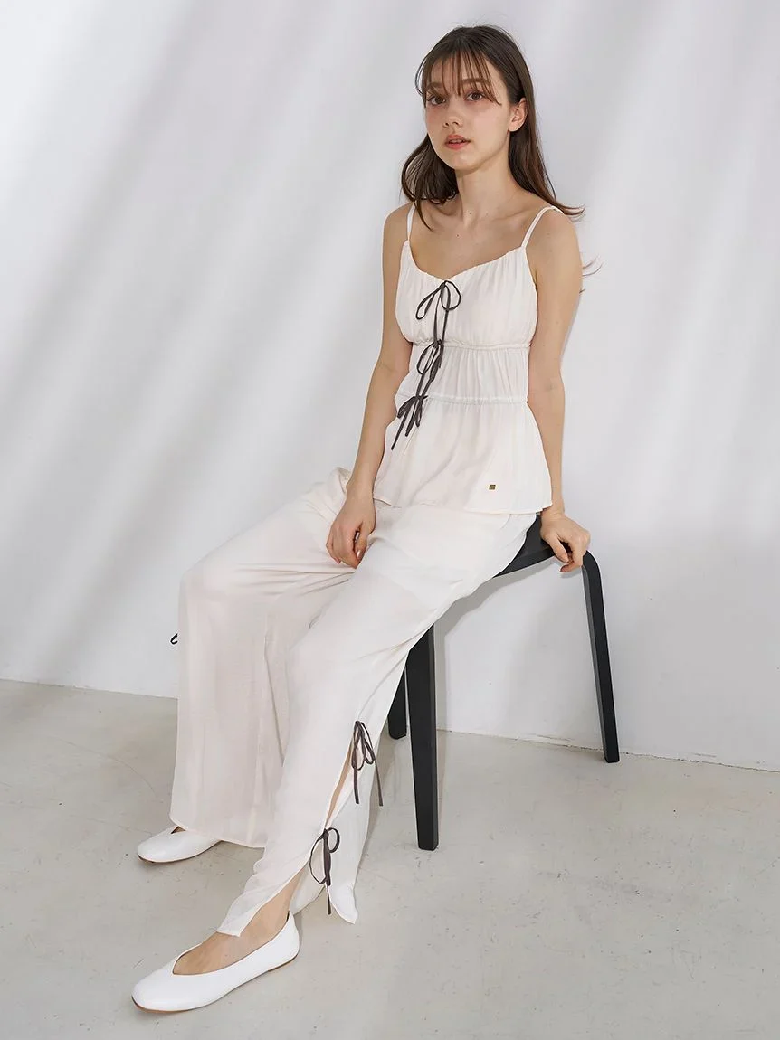 Satin Airy Long Pants