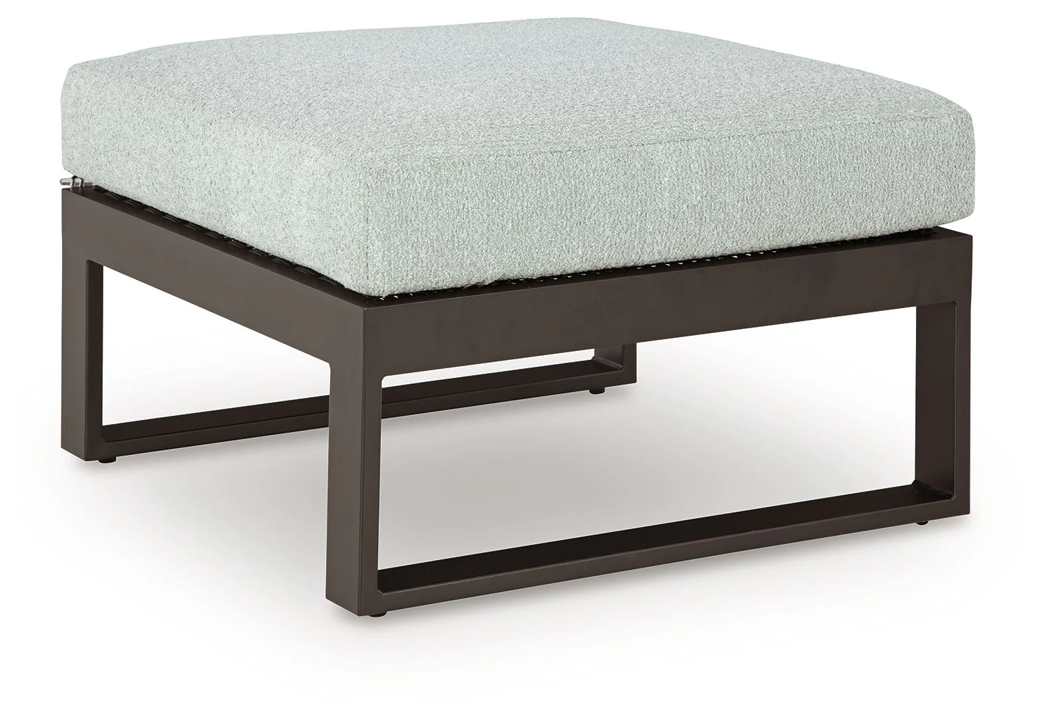 Beachloft - Ottoman With Cushion - Black / Gray