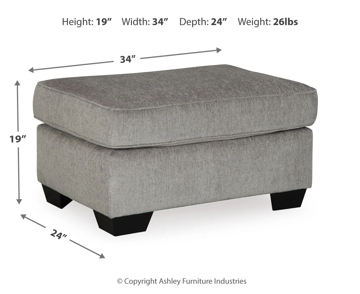 Altari Chair and Ottoman