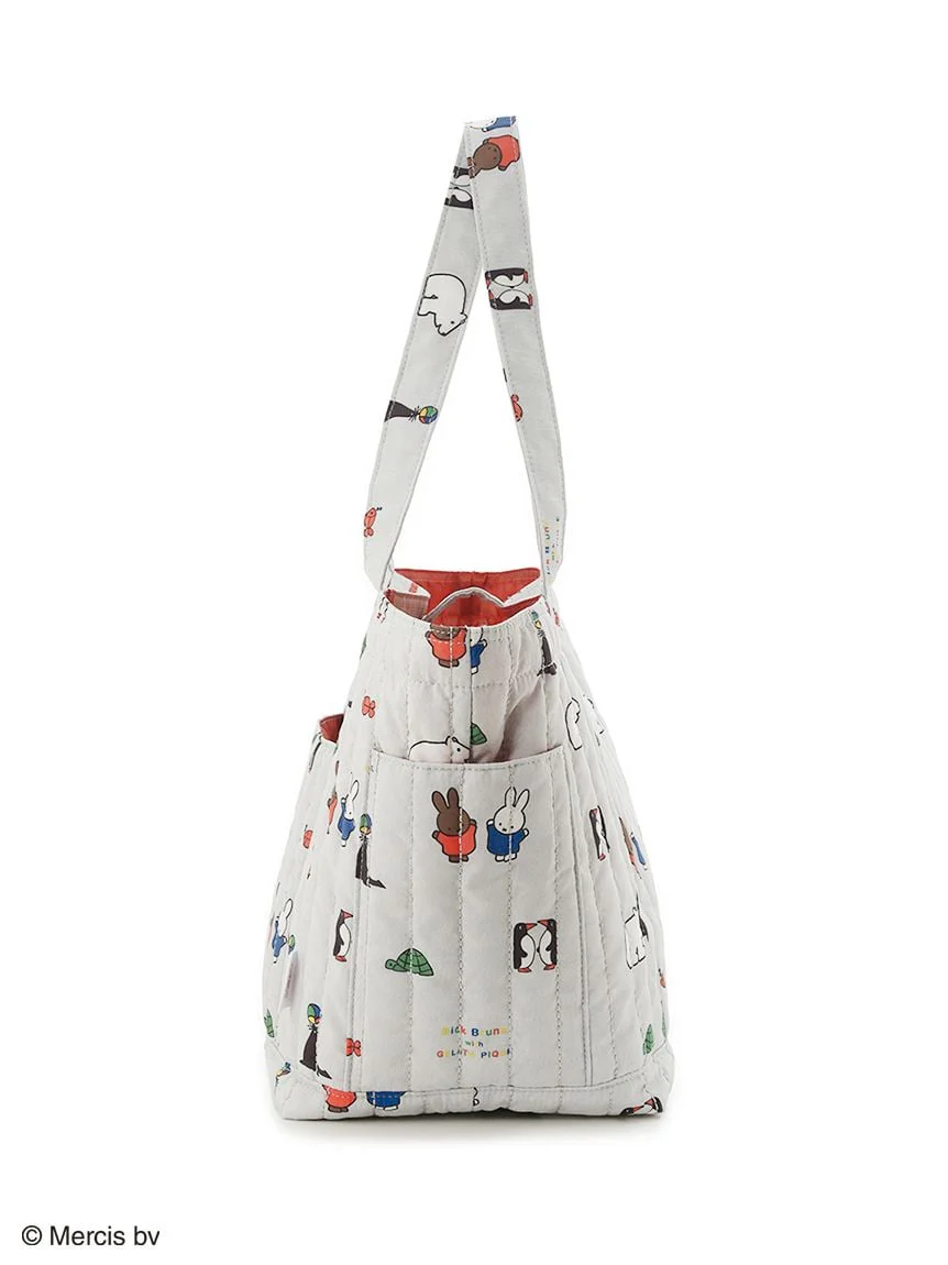 【Dick Bruna】Quilted All-Over Print Mama Bag