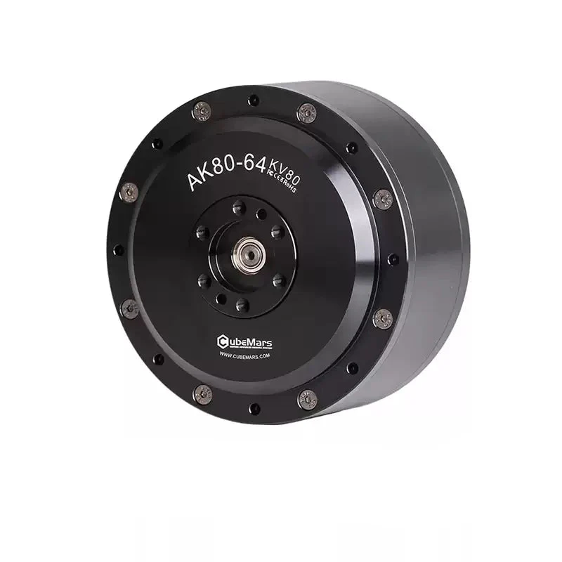 CubeMars AK80-64 KV80 Robotic Actuator – 120Nm Peak Torque, 64:1 Gear Ratio, MIT Mode Robot Motor