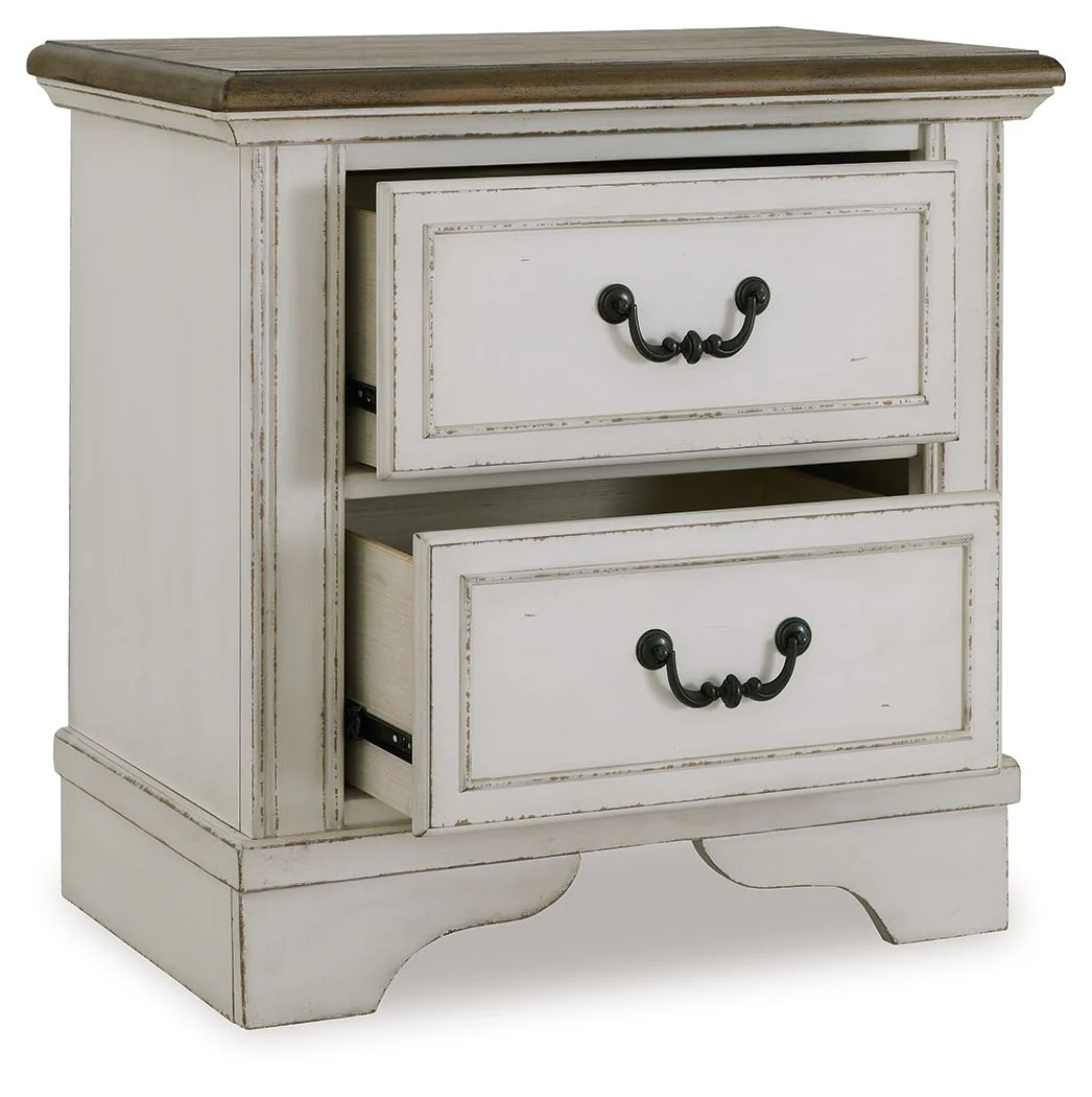 Blendon - Two Drawer Night Stand - Two-tone