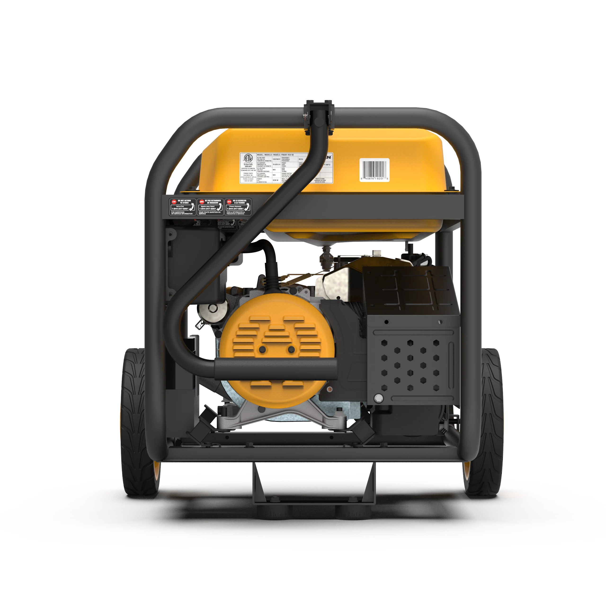 Gas Portable Generator 11400W Remote Start 120/240V with CO alert