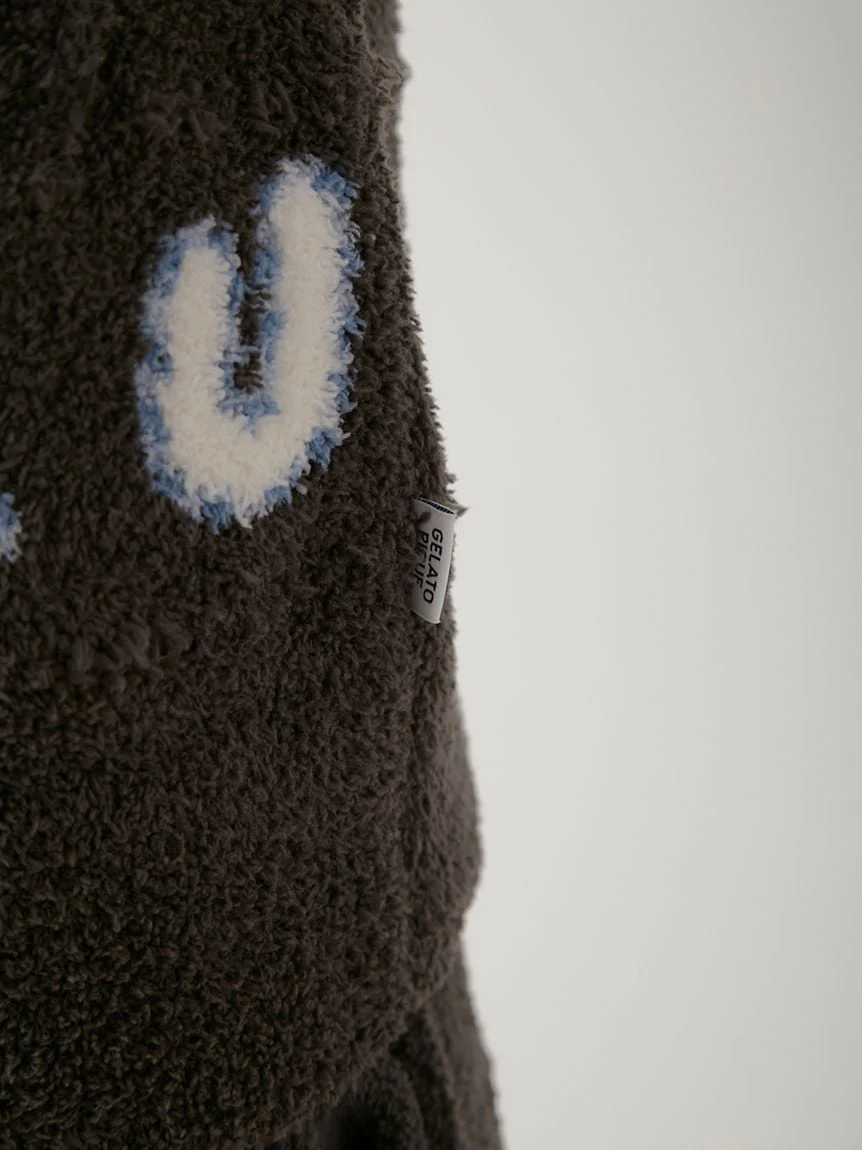 Night & Sweets MENS Baby Moco Pique Logo Jacquard Cardigan