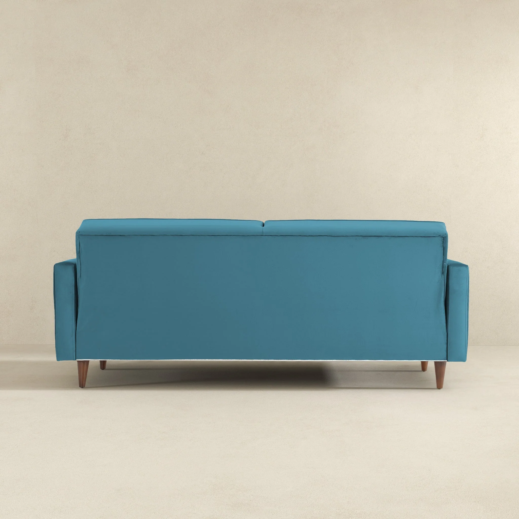 Benara Teal Velvet Sleeper Sofa