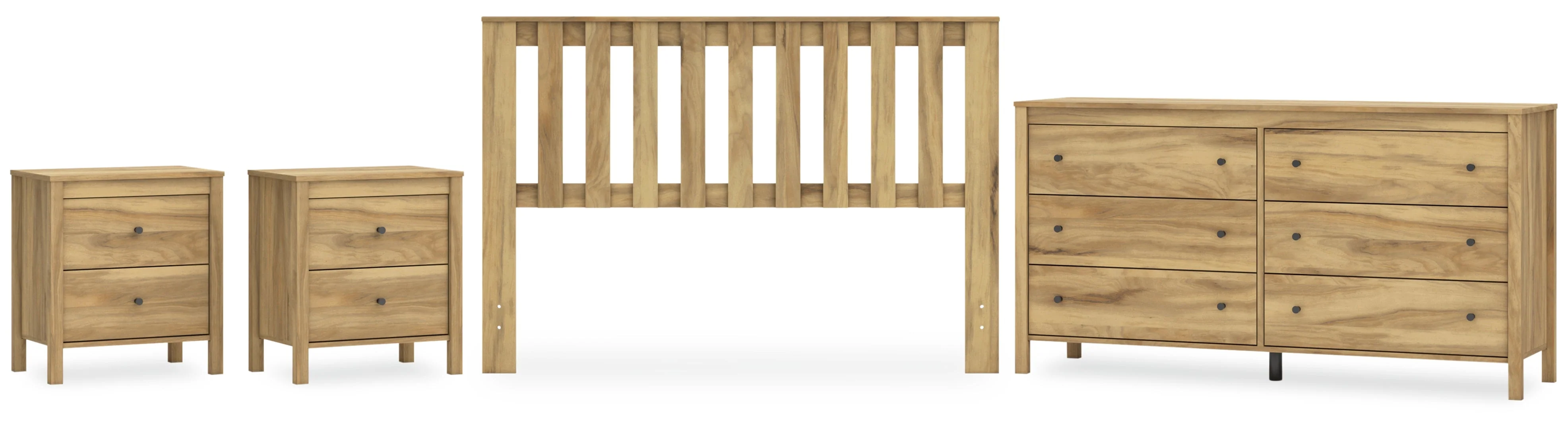 Bermacy Panel Headboard Bedroom Set