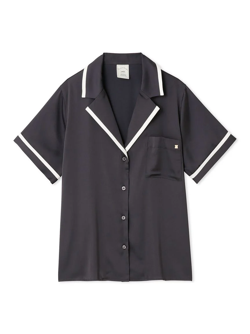 Lined Satin Sleep Shirt