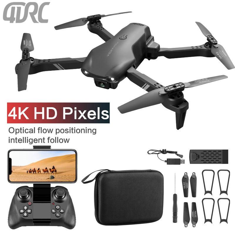 4DRC V13 Mini Drone - Wide Angle HD 4K 1080P Dual Camera WiFi Fpv RC Foldable Quadcopter Dron Gift Toys