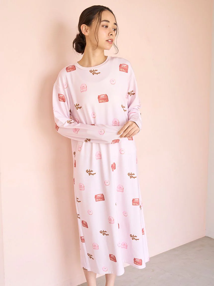 Donut Print Dress