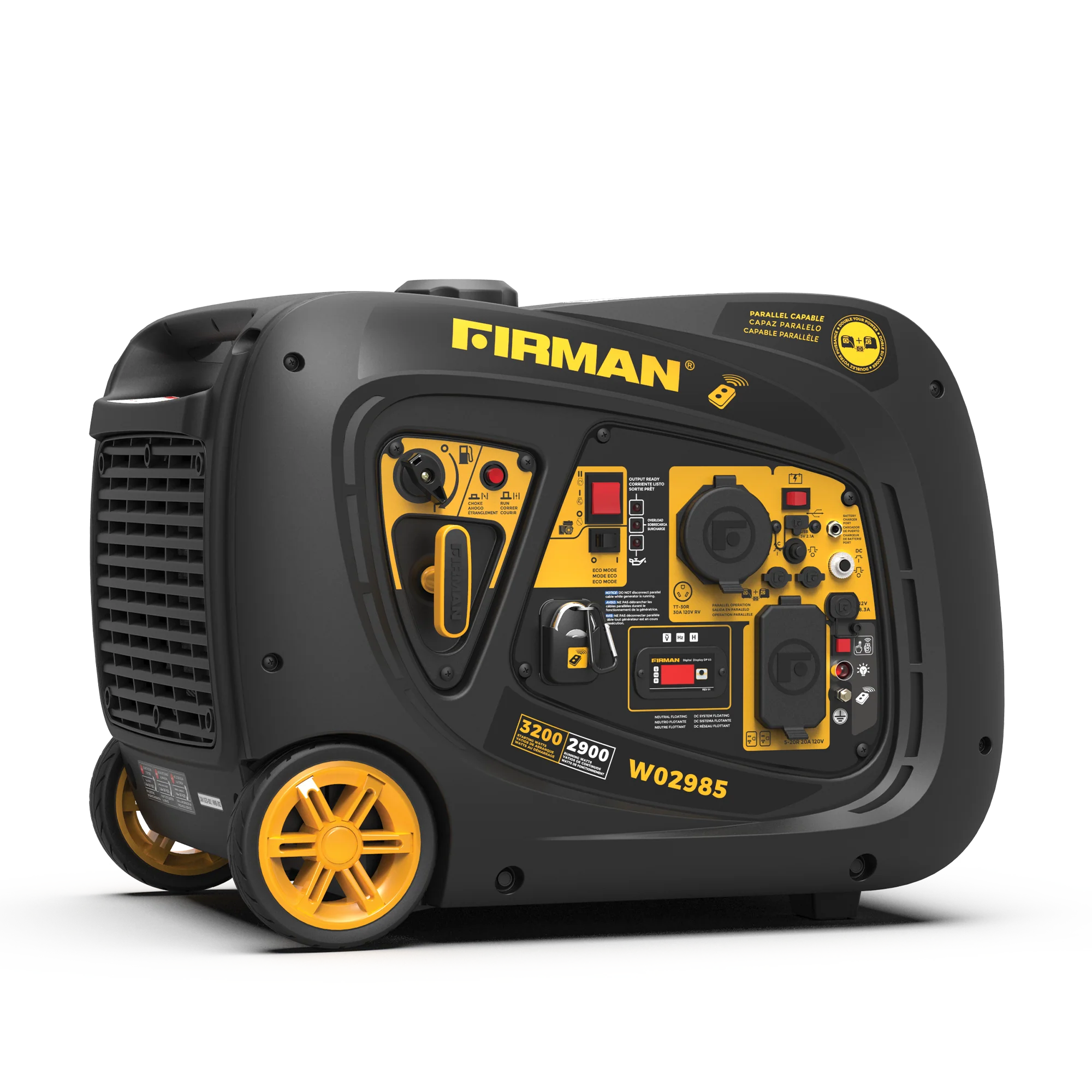 Inverter Portable Generator 3200W Remote Start