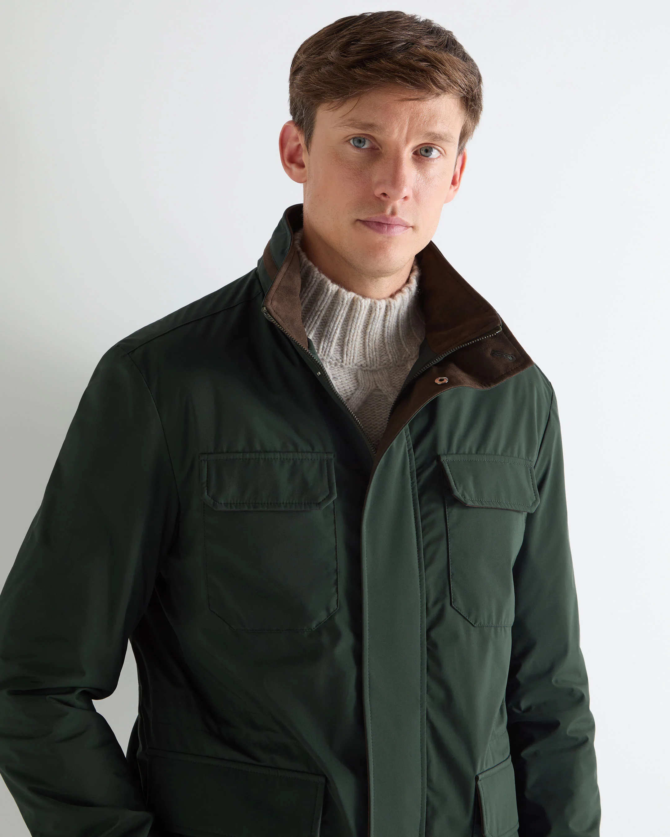 Men's Vale Weatherproof Jacket Khaki Green