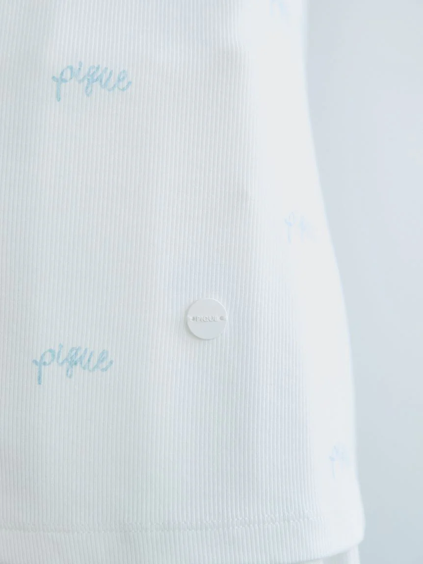 Motif 3-Pattern Long Sleeve T-Shirt