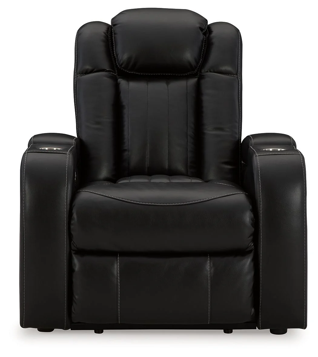 Caveman Den - Power Recliner/ Adj Headrest - Midnight