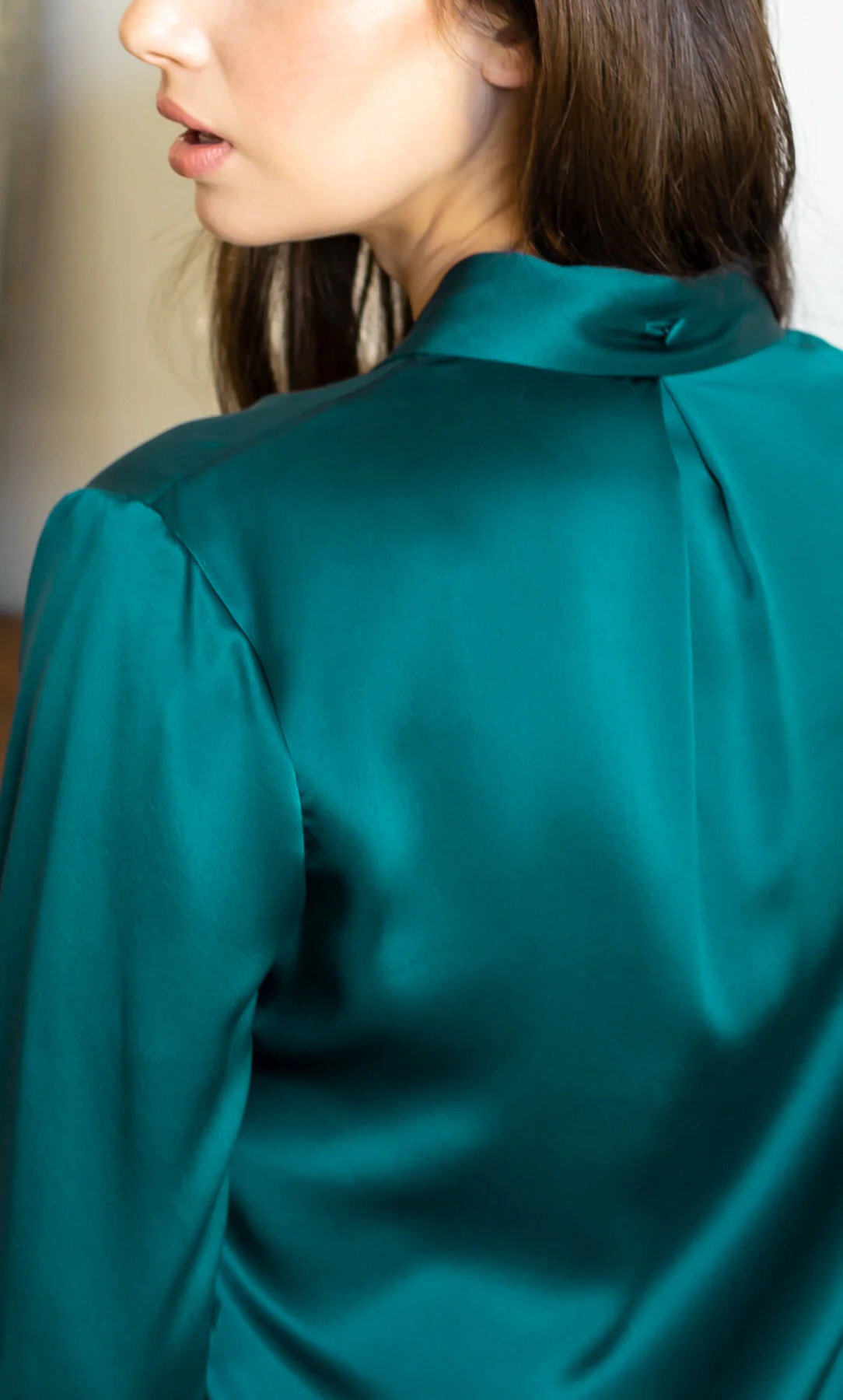 Vinci Silk Bow Blouse