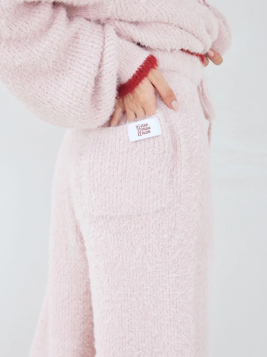 Glittering Feather Pants