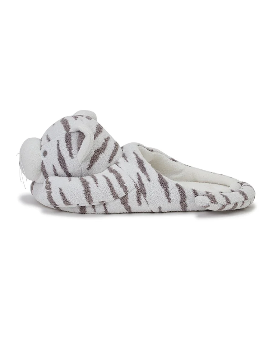 White Tiger House Slippers