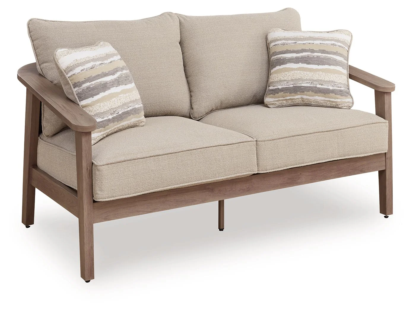 Harmony Headlands - Loveseat With Cushion - Natural / Gray
