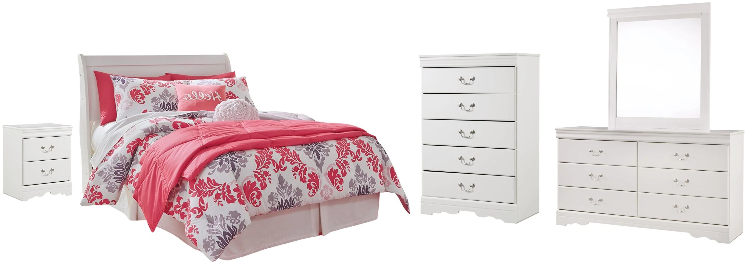 Anarasia White Bedroom Set