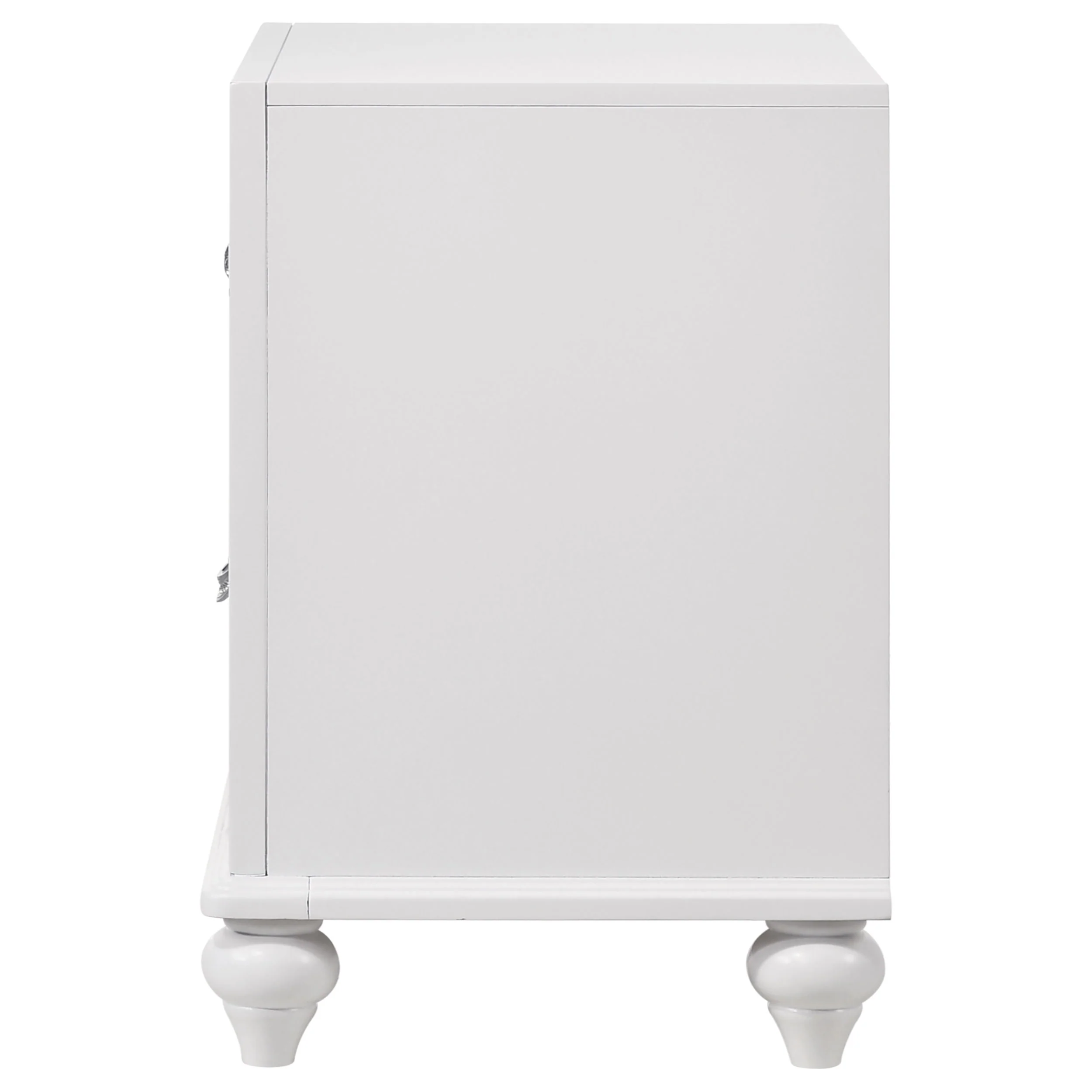 Barzini 2-drawer Nightstand White