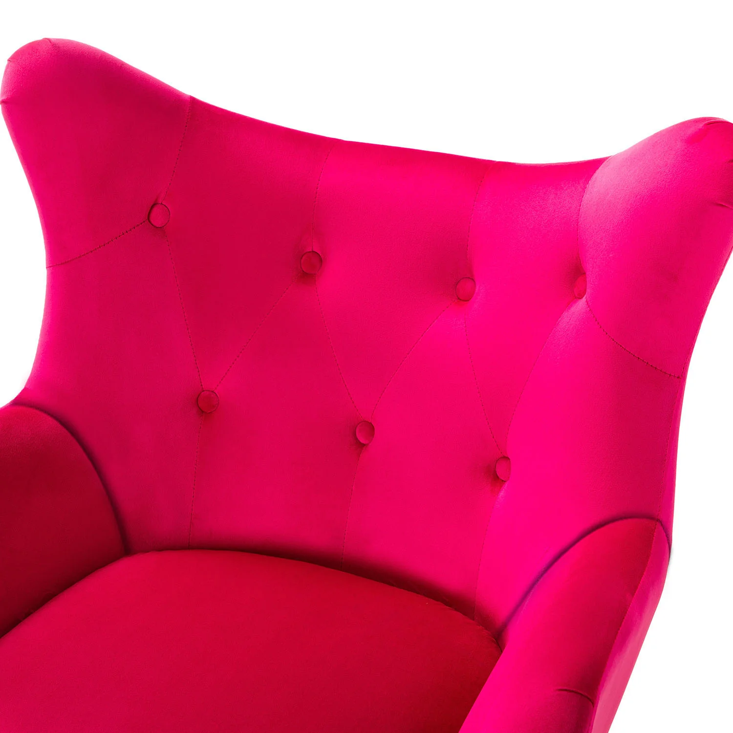Arama Accent Chair in Fushia