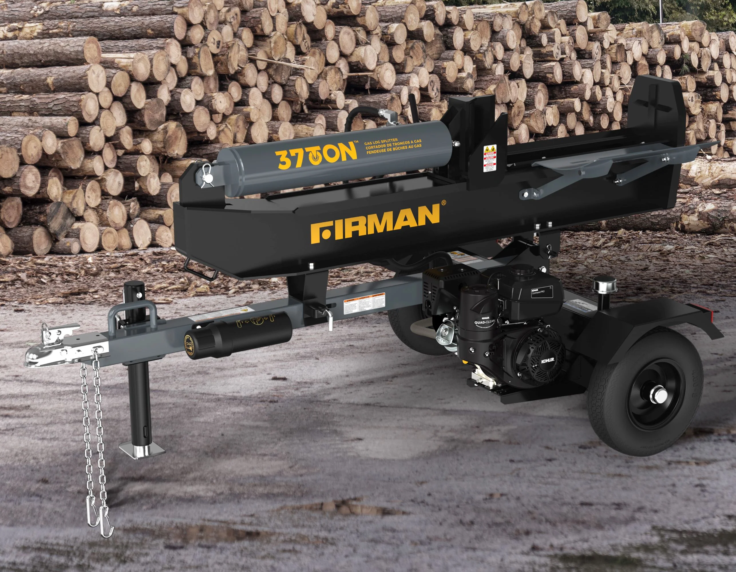 37-Ton Log Splitter
