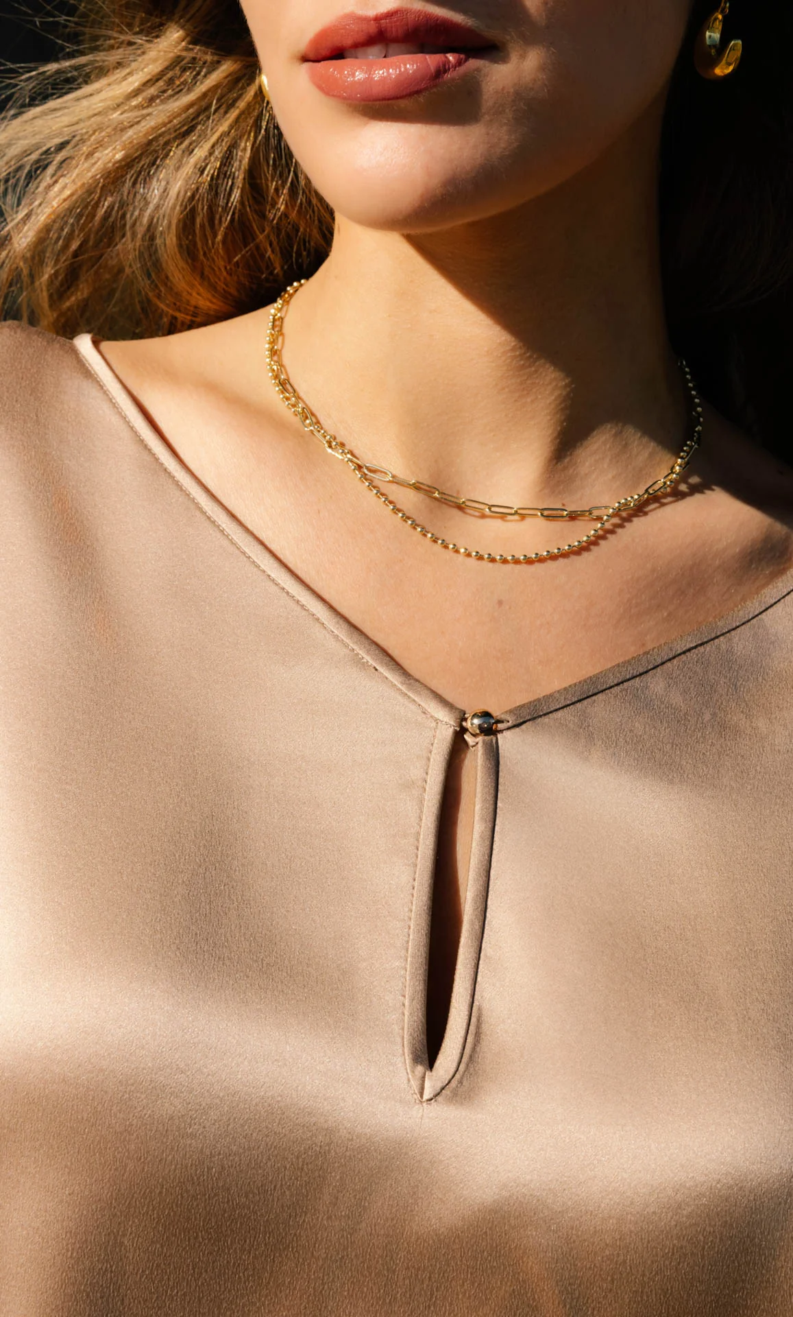 Verona Reversible Silk Blouse