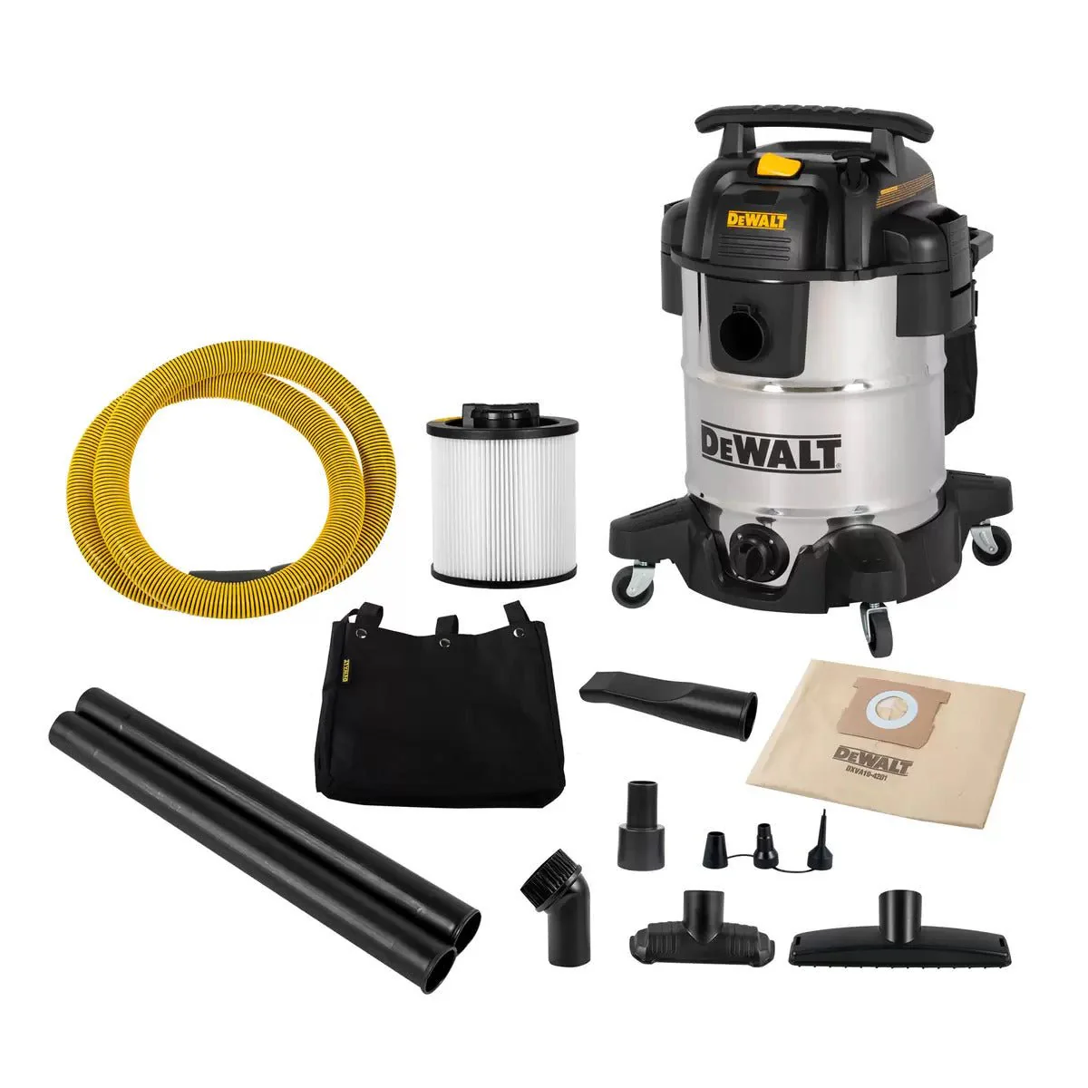 Dewalt Commercial Heavy Duty 220 volt 50 hz Shopvac wet dry vacuum cleaner 220v 50hz DXV38S vacuum with accessories 240 volt