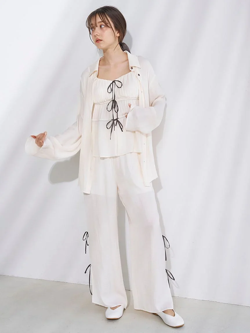 Satin Airy Long Pants