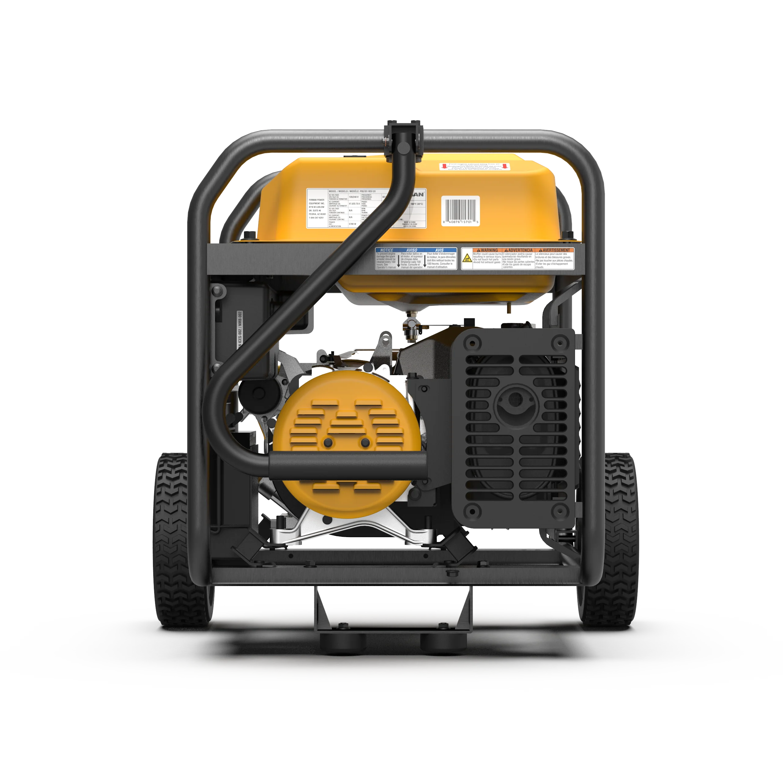 Gas Portable Generator 7125W Remote Start 120/240V