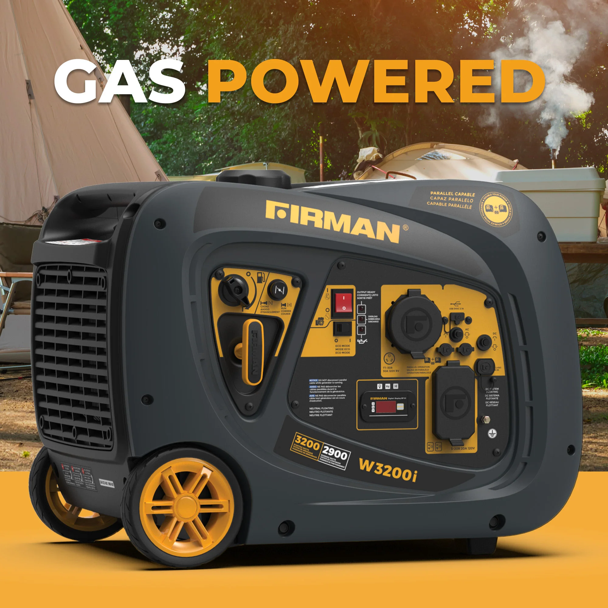 Refurbished Gas Inverter 3200W Recoil Start