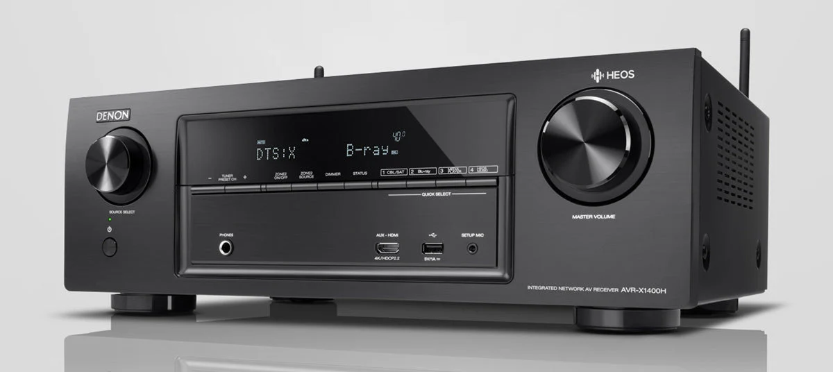 Denon AVR-X2400H 7.2 Channel Audio Video Receiver for 220/240 Volts