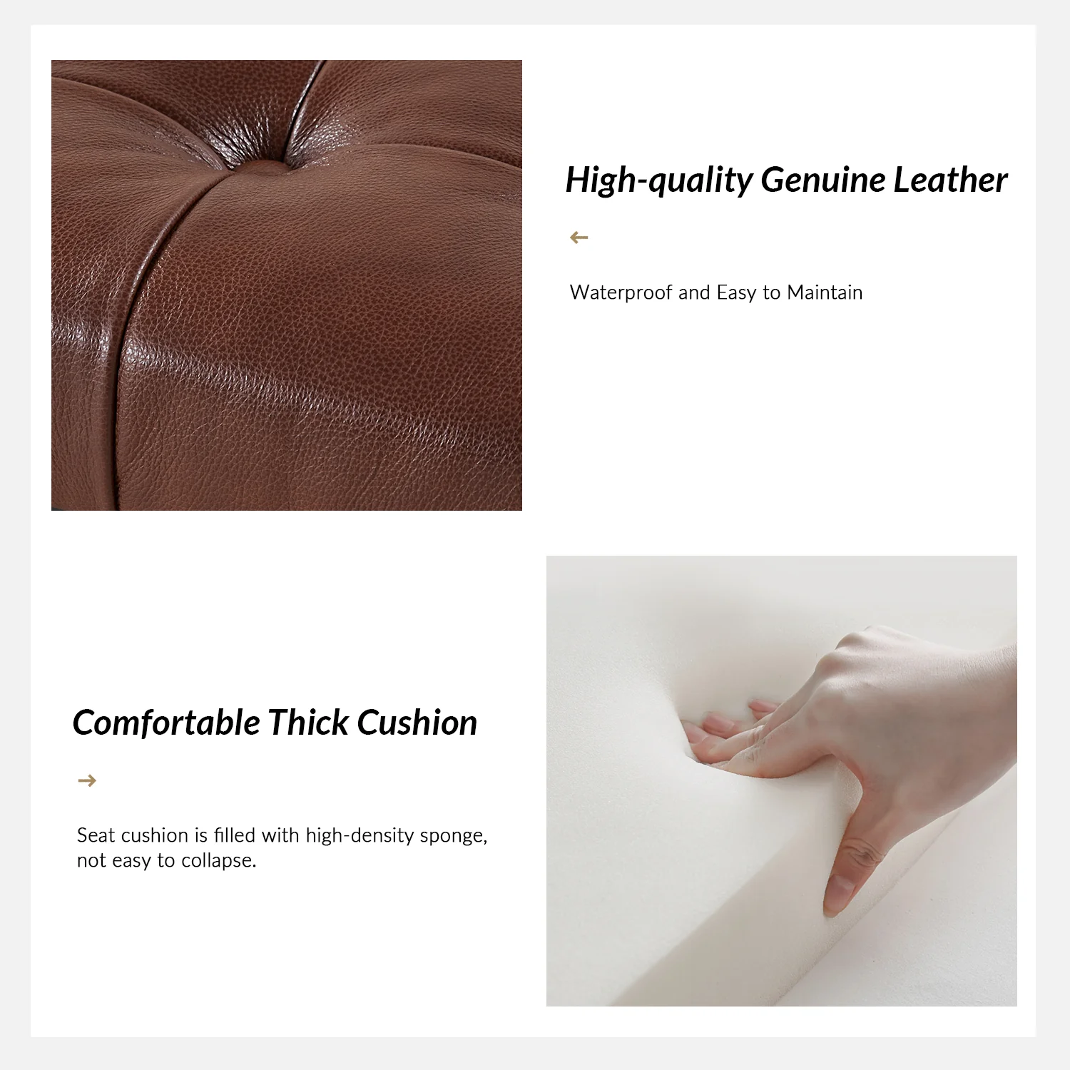 Arnold Upholstered Flip Top Storage Bench in Brown