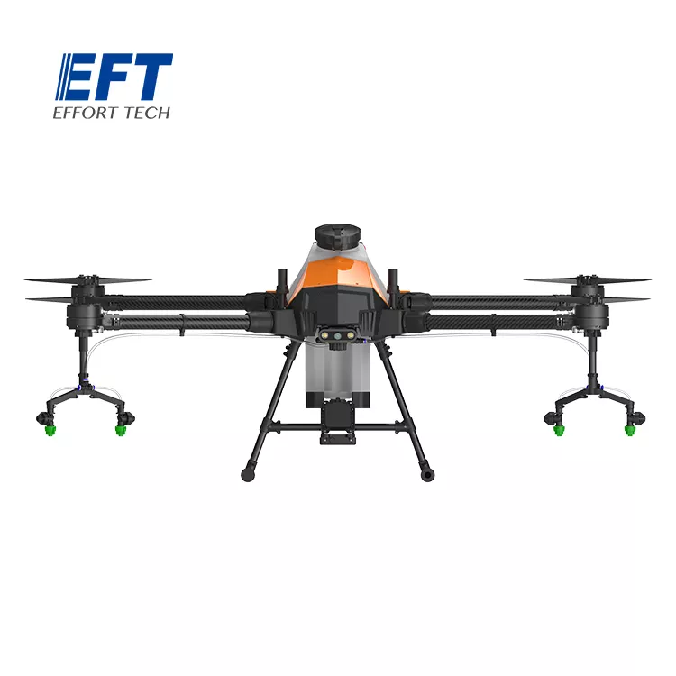 EFT G410 10L Agriculture Drone - 4 Axis Drone Frame Kit 10L Water tank Brushless Spraying System With Hobbywing X8 Motor, JIYI K++ V2, Skydroid H12, Tattu 12S Battery